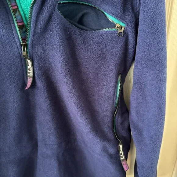 L.L. Bean Blue and Green Ski Anorak